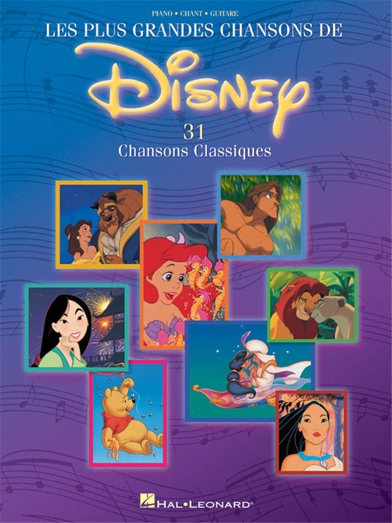 Les Plus Grandes Chansons de Disney. Piano, Voix & Guitare. book