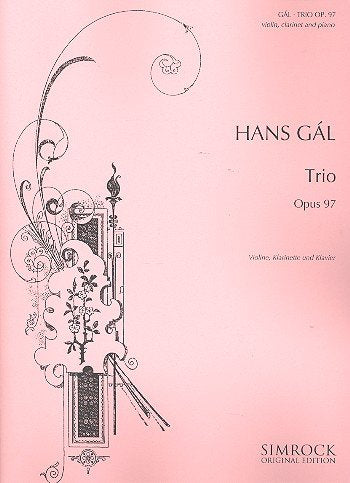 Trio in F: op. 97. Violin, Clarinet and Piano. Partition et parties. Sheet Music