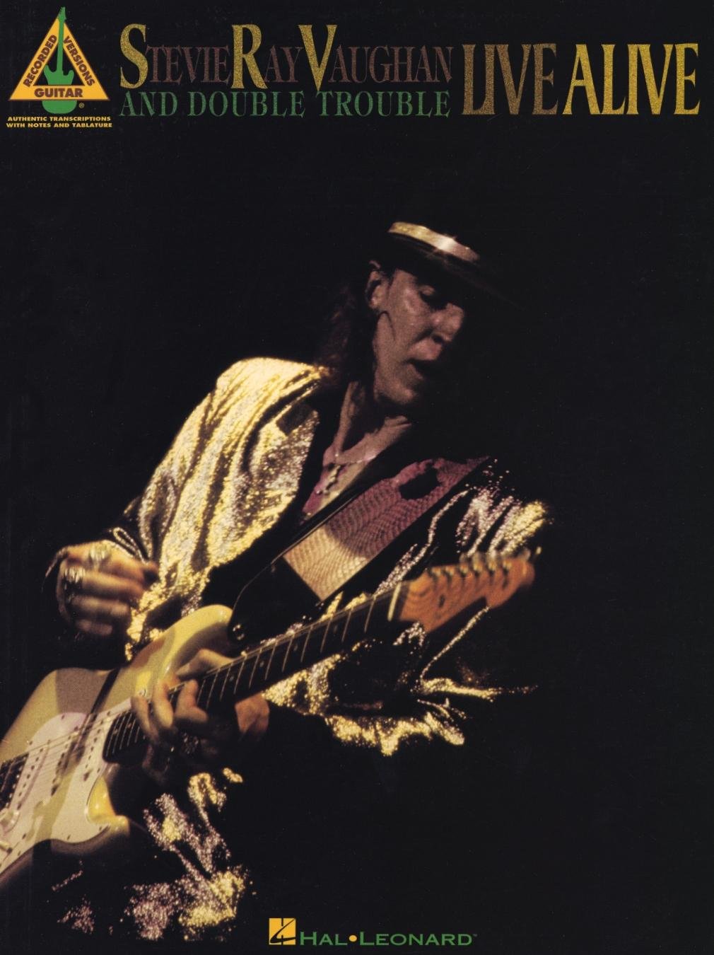 Stevie ray vaughan and double trouble: live alive - guitar recorded versions guitare book