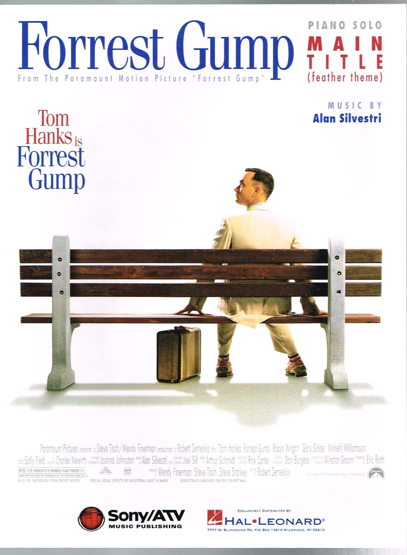 Alan Silvestri: Forrest Gump Feather Theme (Piano). Für Klavier Books