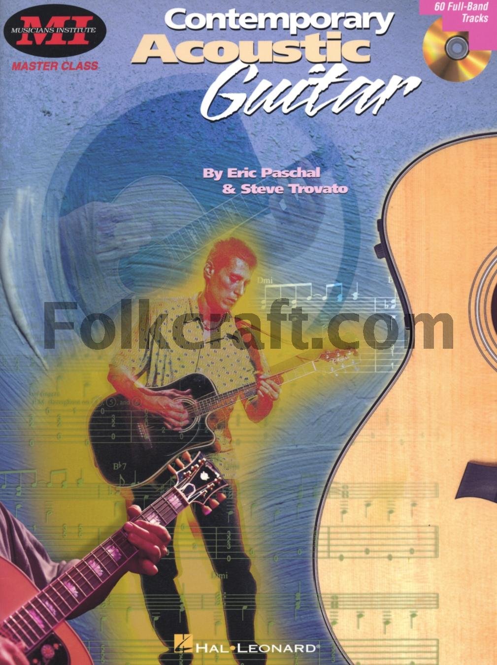 Contemporary acoustic guitar guitare +cd book