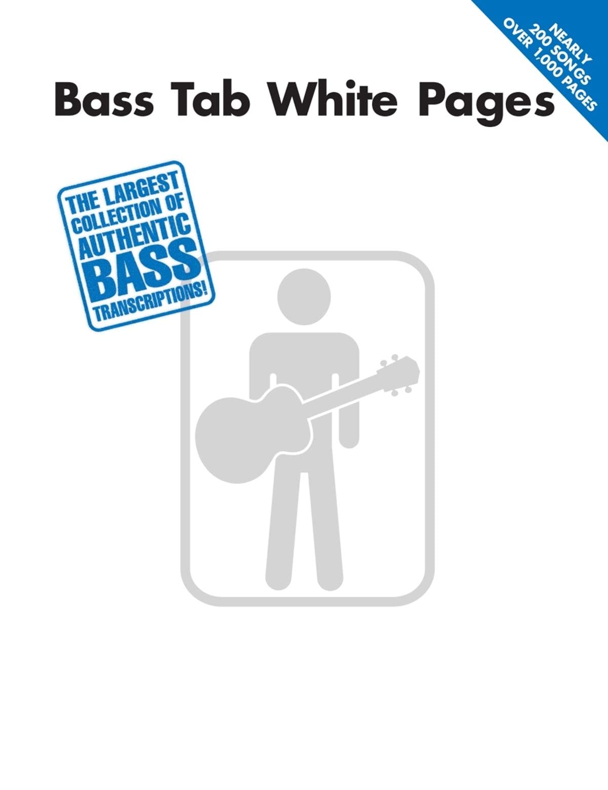 Bass Tab White Pages Sheet Music