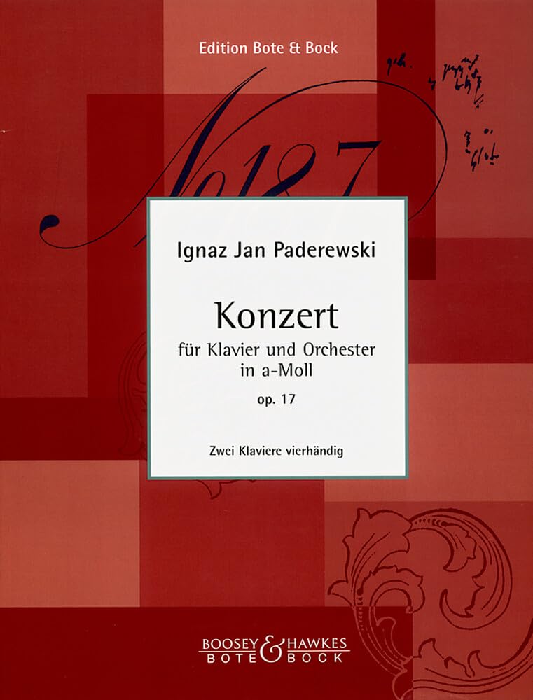 Concerto in A minor: op. 17. piano and orchestra. Réduction pour piano. book
