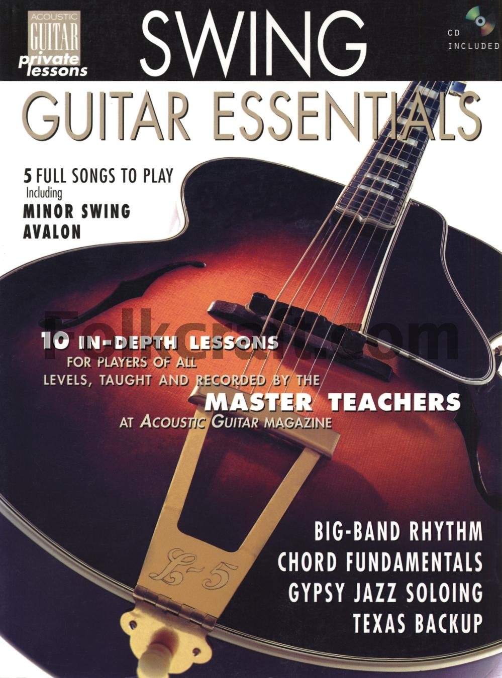 Swing Guitar Essentials (Acoustic Guitar Magazine's Private Lessons) Sheet Music