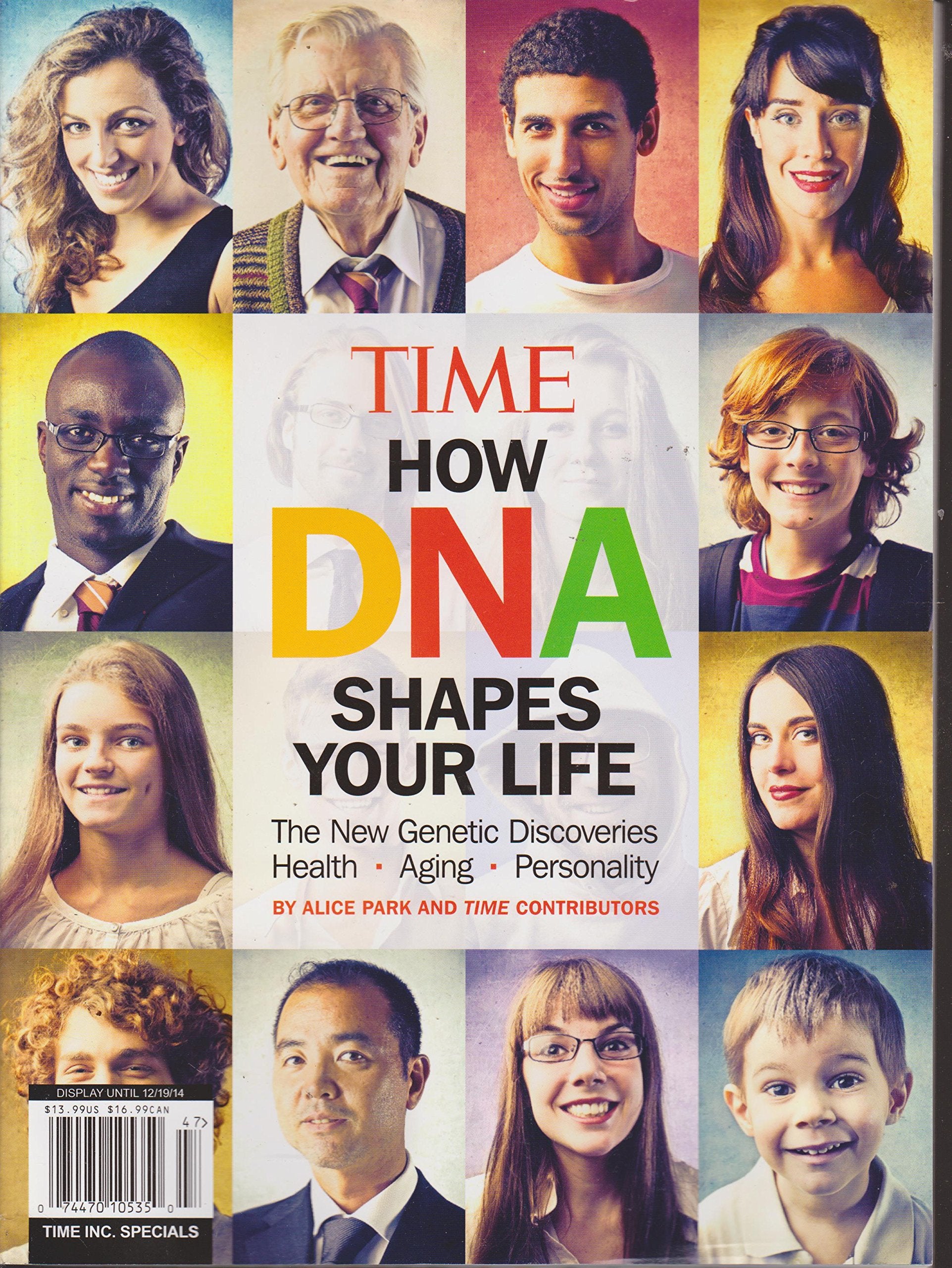 Time How DNA Shapes Your Life Magazine 2014 book