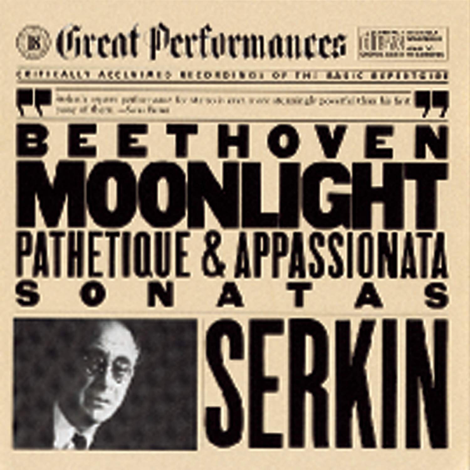 Moonlight, Pathetique & Appassionata Sonatas Classical