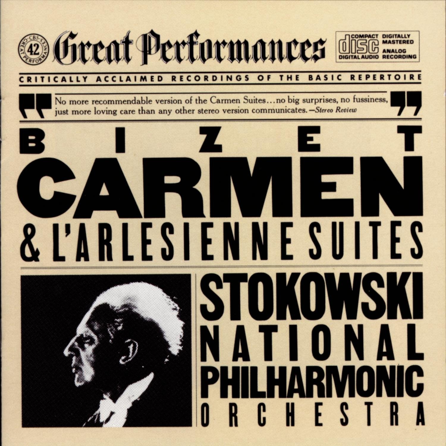 Carmen Ste/l Arlesienne Stes Classical