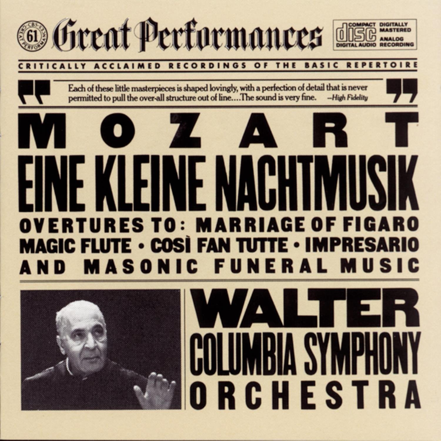Nachtmusik/Masonic Funeral/Overture Classical