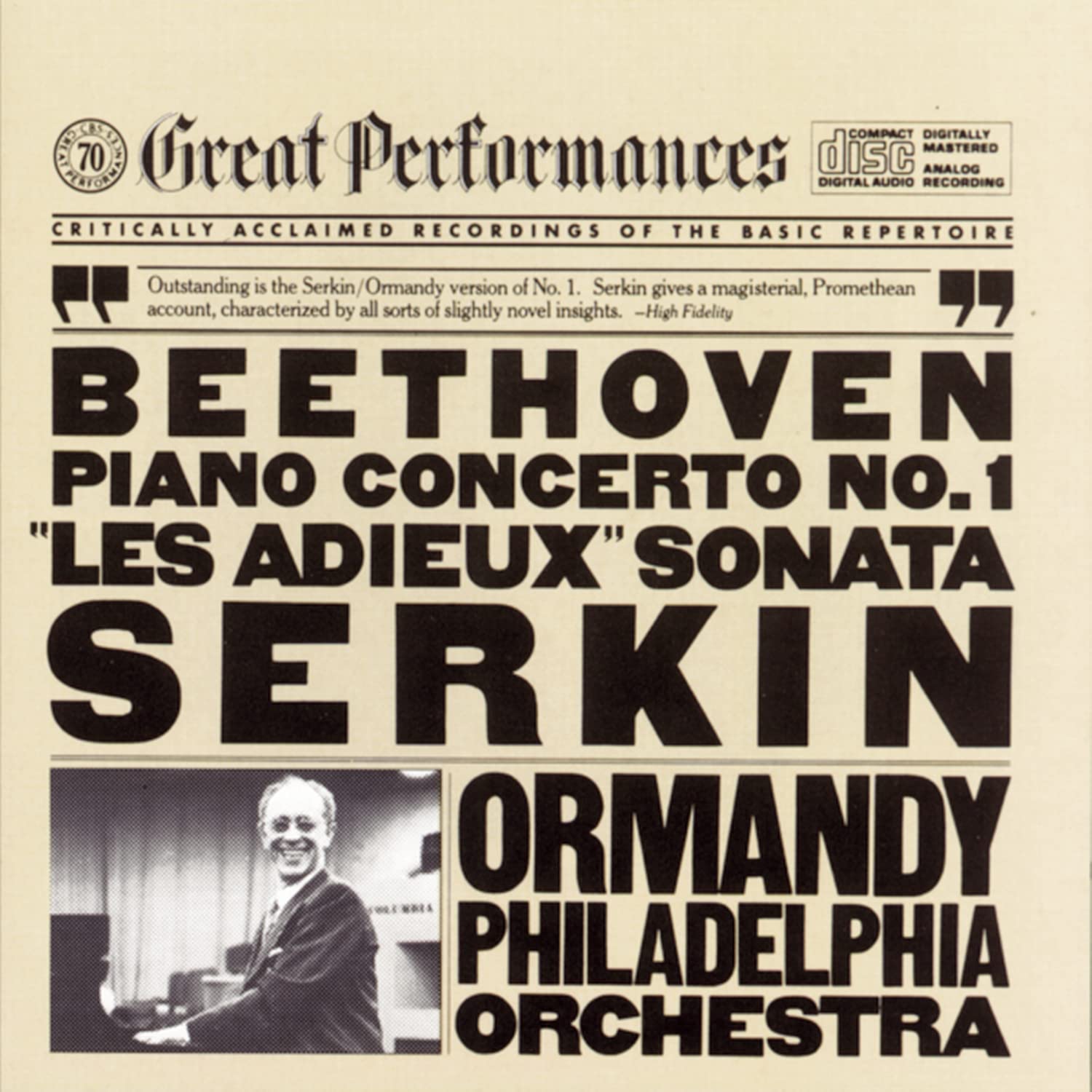 Piano Concerto 1 / Les Adieux Sonata cd