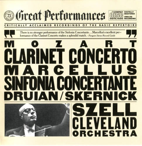 Clarinet & Sinfonia Concerto for Violin & Viola cd