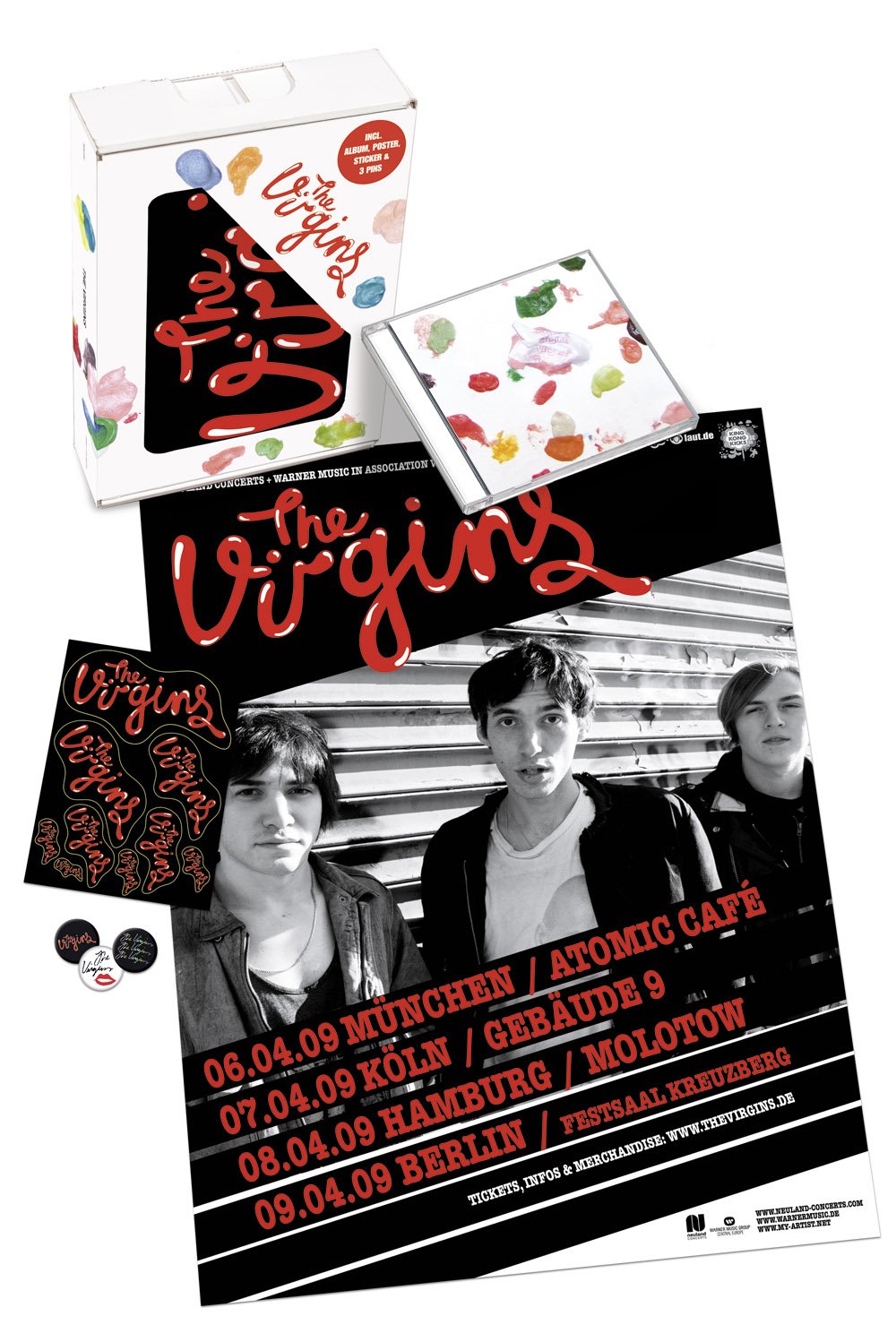 The Virgins (Fan Box Edition inkl. Album, Tour-Poster, Sticker-Card und Button-Set) Alternative & Indie