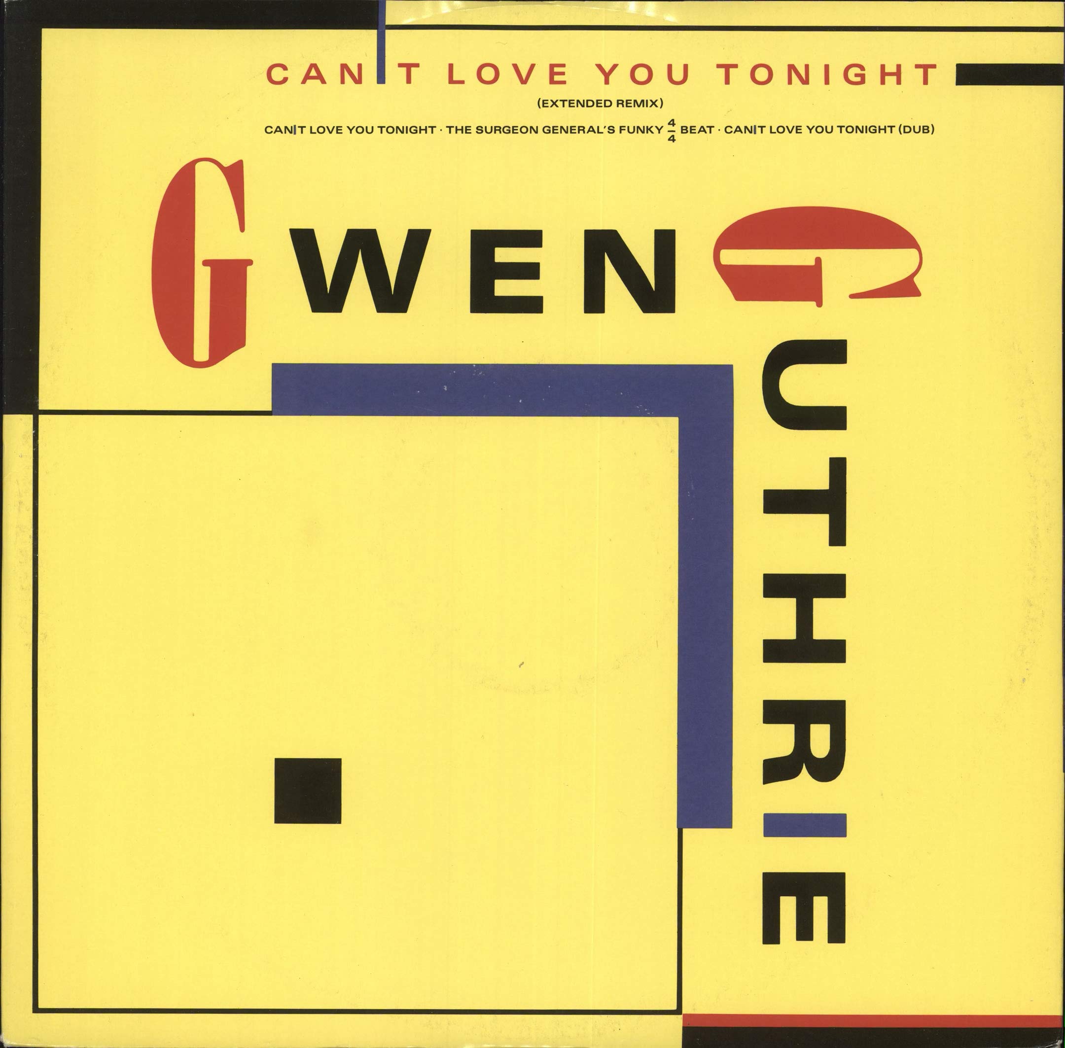 Can't love you tonight (1988) Music