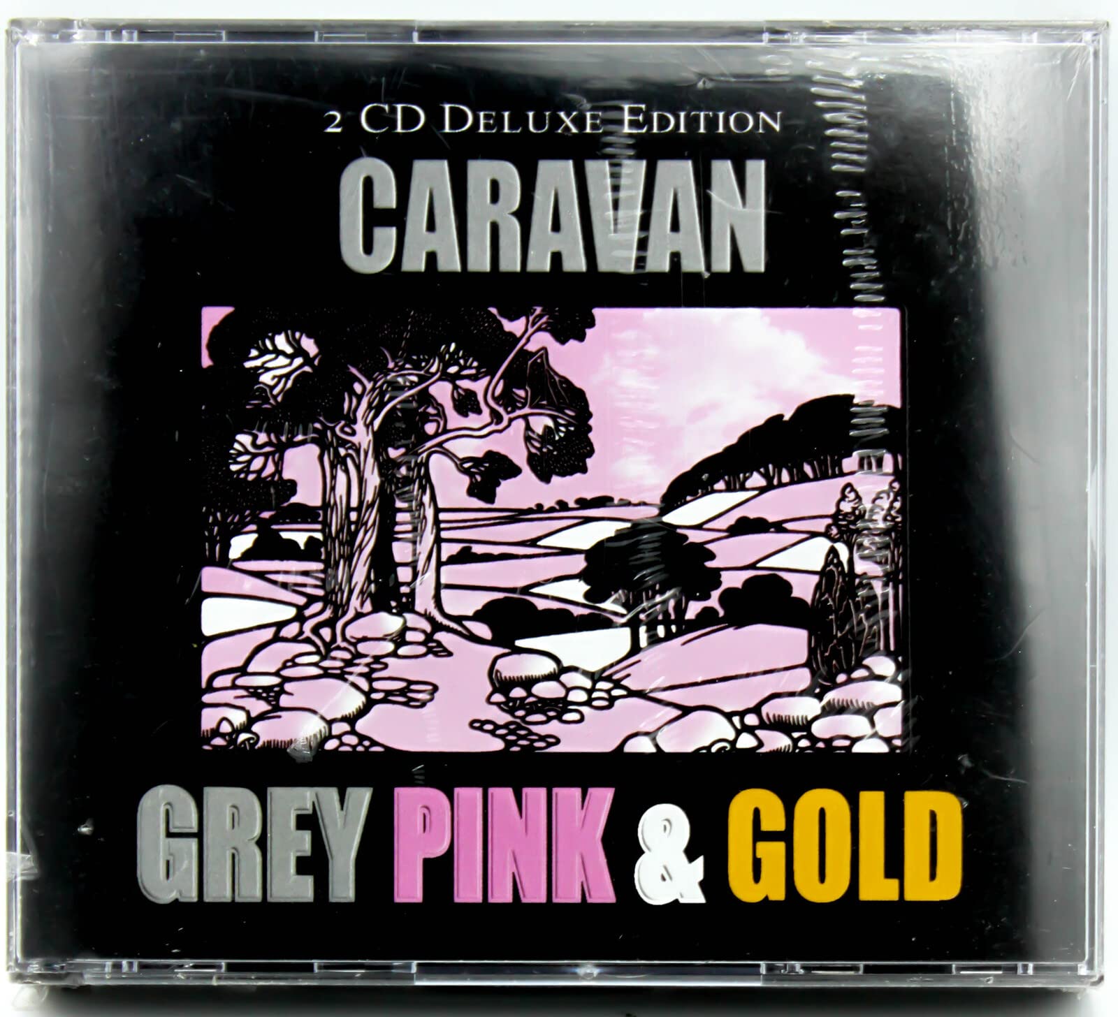 Grey Pink & Gold Rock