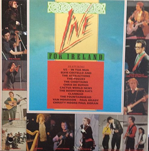 LIVE FOR IRELAND bu U2, various (12 inch vinyl lp) Music