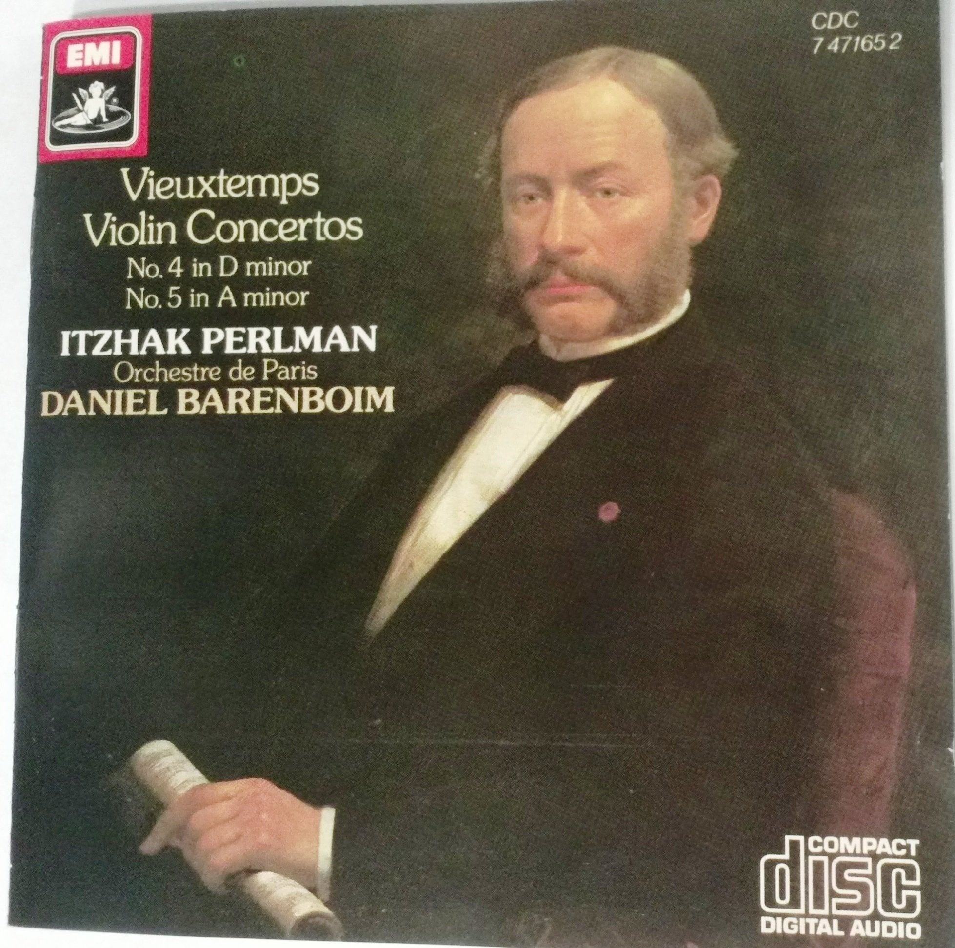 Product Image: Vieuxtemps: Violin Concertos Nos. 4 & 5 - Itzhak Perlman (UK Import)