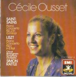 Cecile Ousset Plays Saint Saens: Piano Concerto No.2 & Liszt: Piano Concerto No. 1 (Import) (UK Import) cd