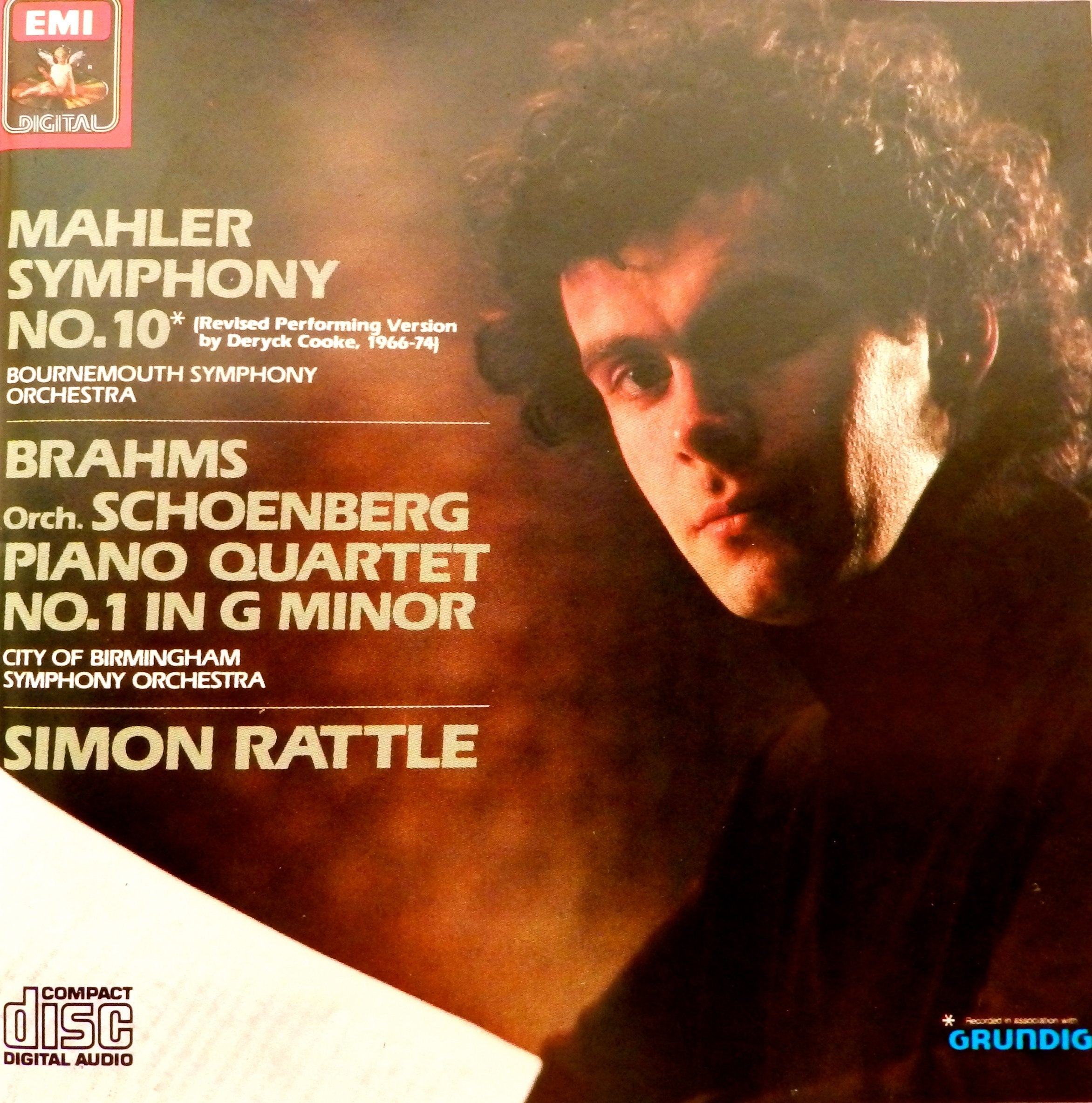 Mahler: Symphony, No. 10 / Schoenberg: Piano Quartet, No. 1 cd