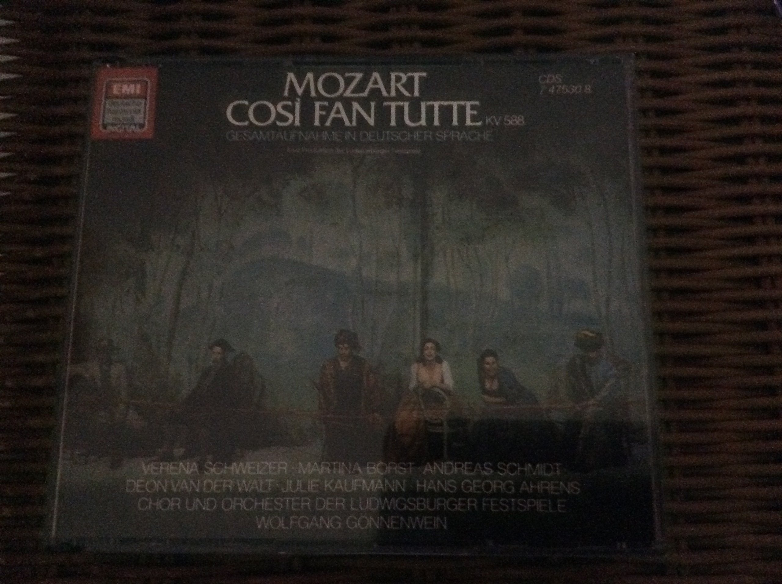 Mozart - Così fan tutte (Opern-Gesamtaufnahme in deutscher Sprache) cd