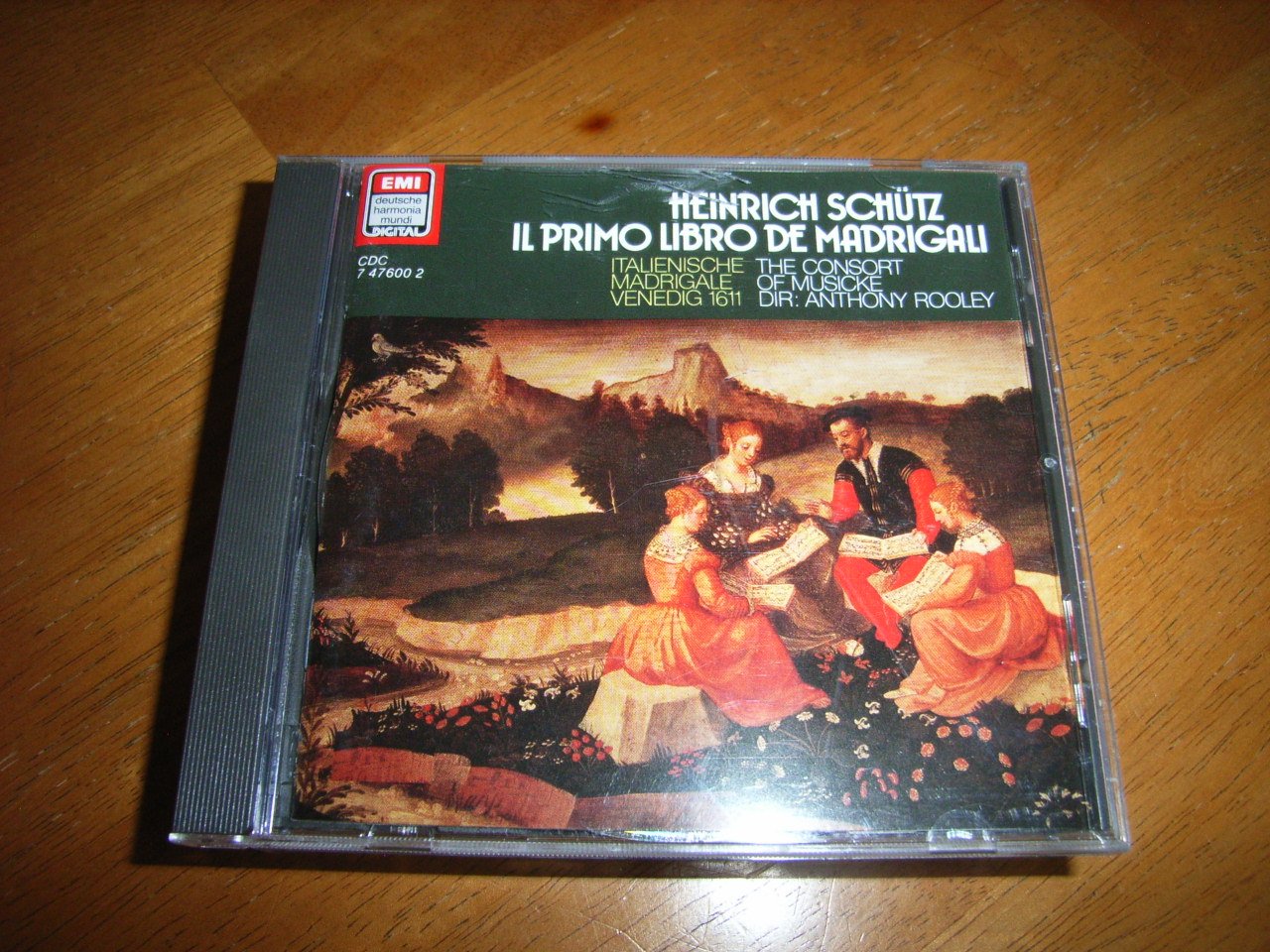 SCHUTZ - IL PRIMO LIBRO DE MADRIGALI - THE CONSORT OF MUSICKE, ANTHONY ROOLEY Music