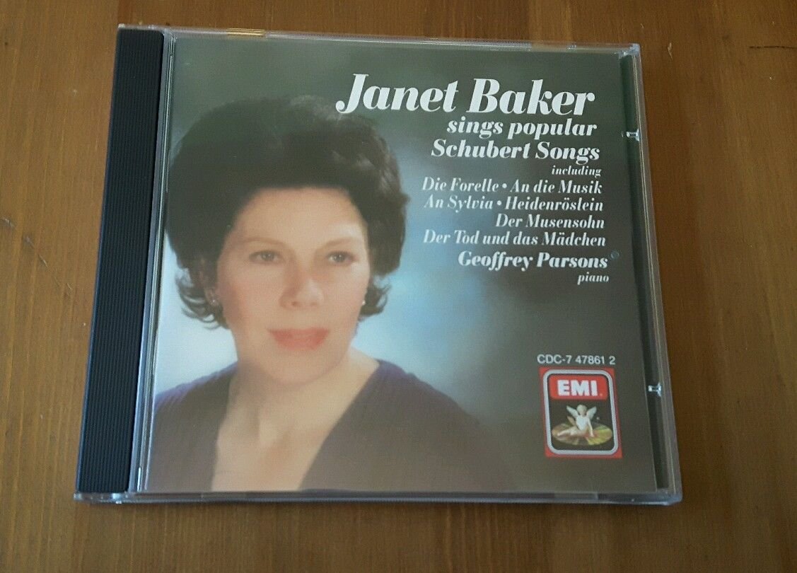 Janet Baker Sings Popular Schubert Songs Music
