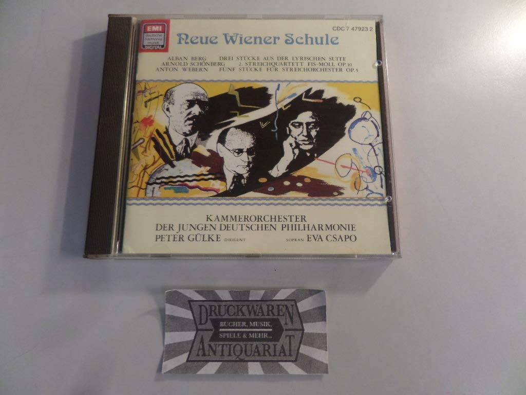 Neue Wiener Schule: 5 Stücke für Streichorchester op. 5 - Drei Stücke aus der Lyrischen Suite für Streichorchester - 2. Streichquartett op. 10 (Fassung für Streichorchester) Music