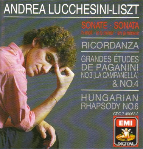 Liszt: Sonata in B Minor/Ricordanza/Grandes Etudes No.3 & 4/Hungarian Rhapsody No.6-Andrea Lucchesini (UK Import) Pop