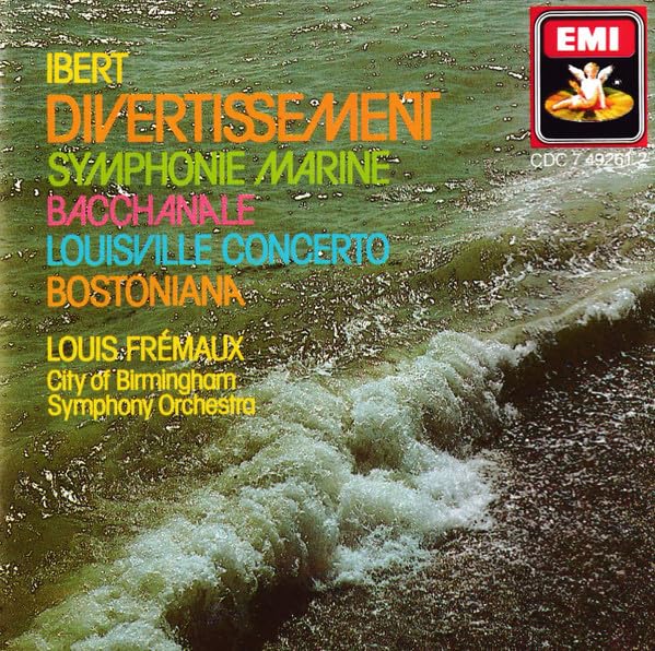 Jacques Ibert: Divertissement 1-6 / Symphonie Marine / Bacchanale / Louisville Concerto / Bostoniana cd