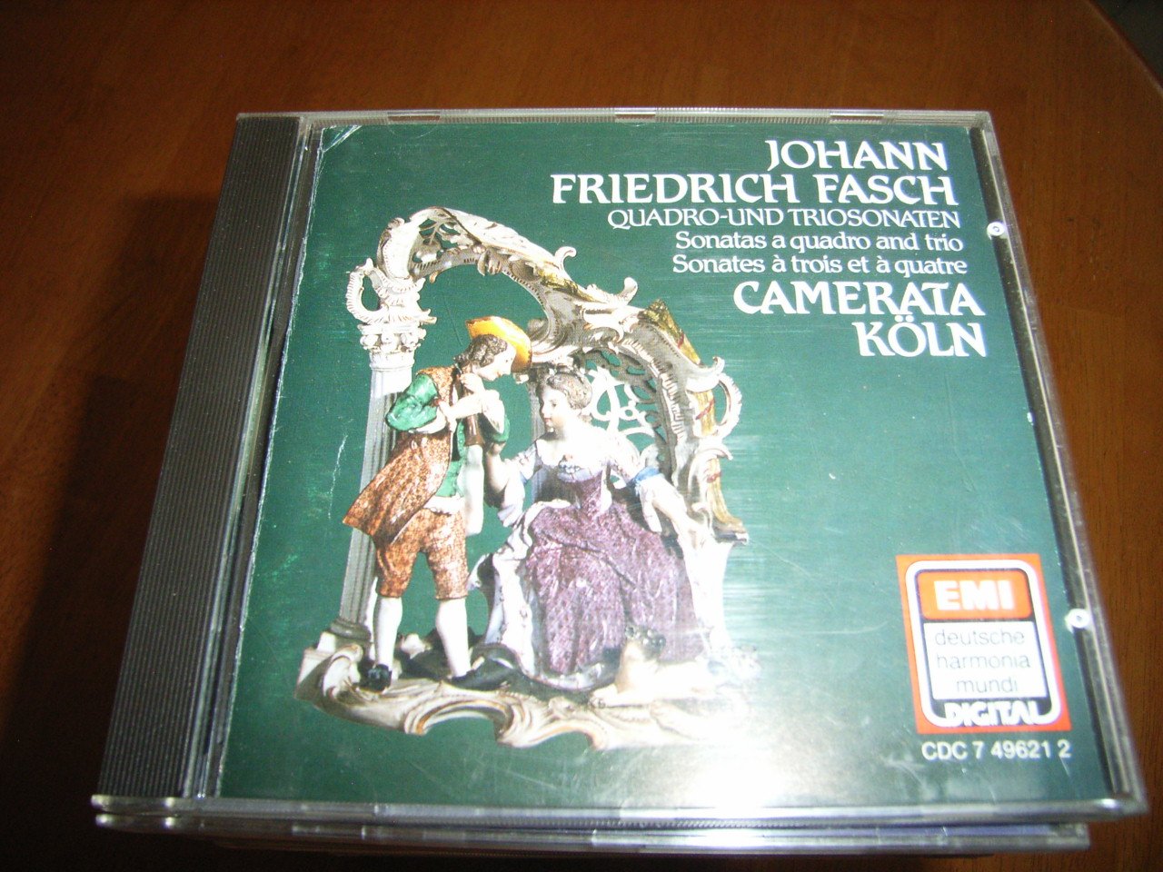 JOHANN FRIEDRICH FASCH - QUADRO UND TRIO SONATEN / SONATES A TROIS ET A QUATRE - CAMERATA KOLN Music