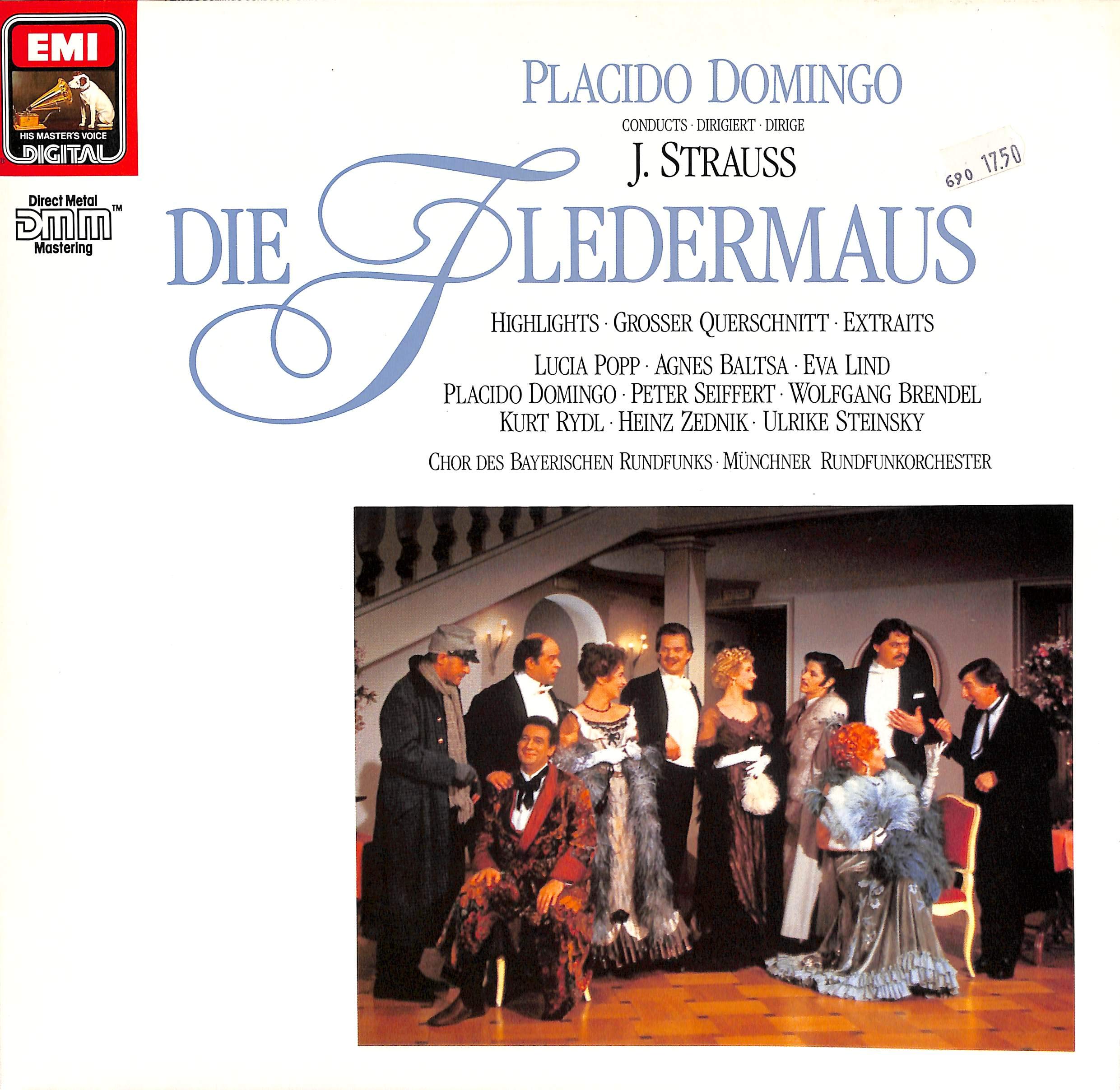 Strauss: Die Fledermaus; Highlights, grosser Querschnitt - EL 7498661 - Vinyl LP Music