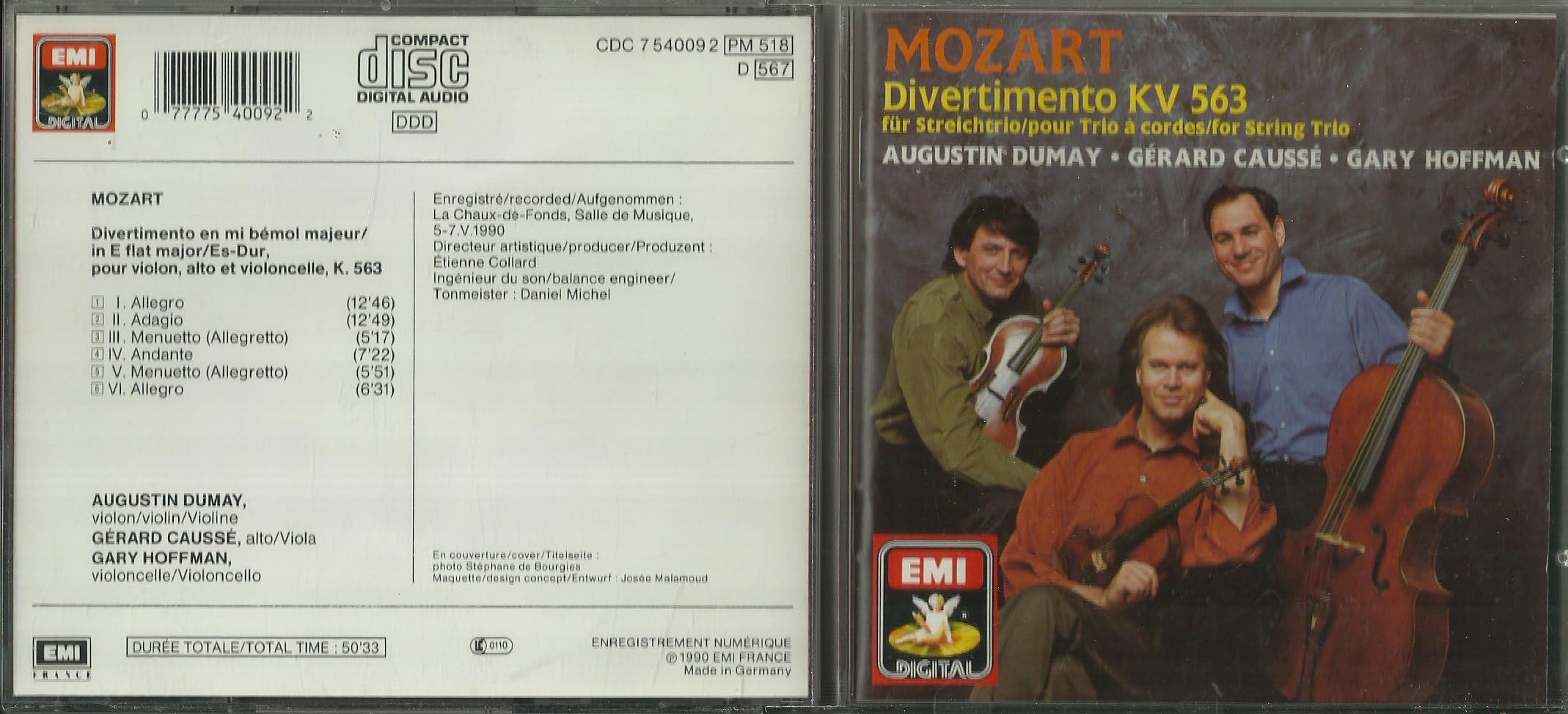 Divertimento KV 563 Classical