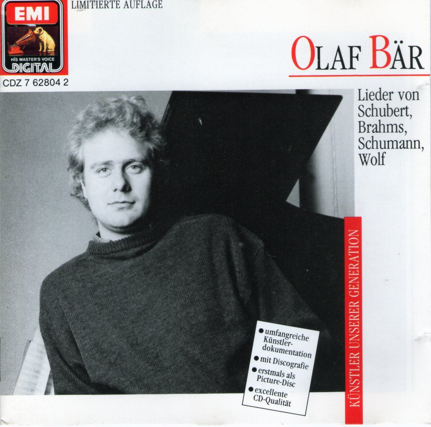 Lieder von Schubert, Brahms, Schumann, Wolf Music