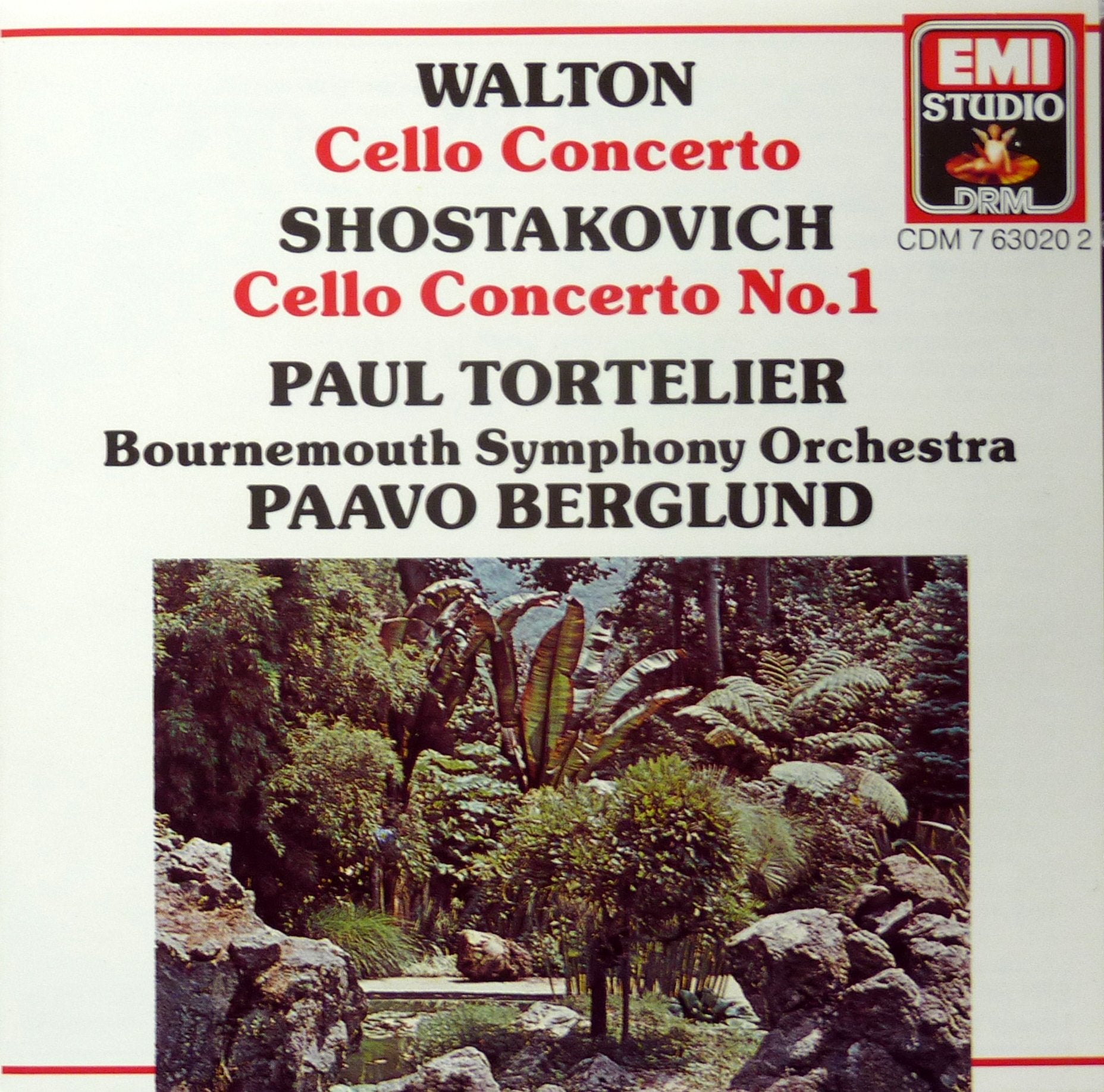 Shostakovich & Walton: Cello Concerto- PAUL TORTELIER & PAAVO BERGLUND Music