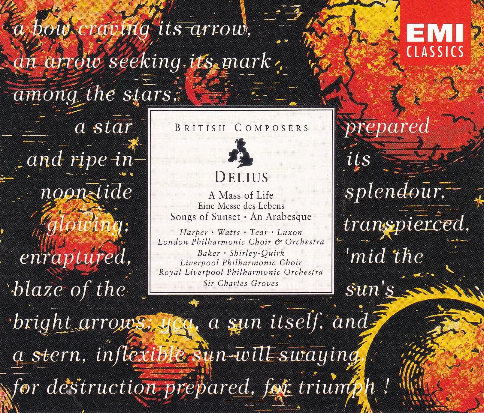 Songs of Sunset / An Arabesque / A Mass of Life Classical