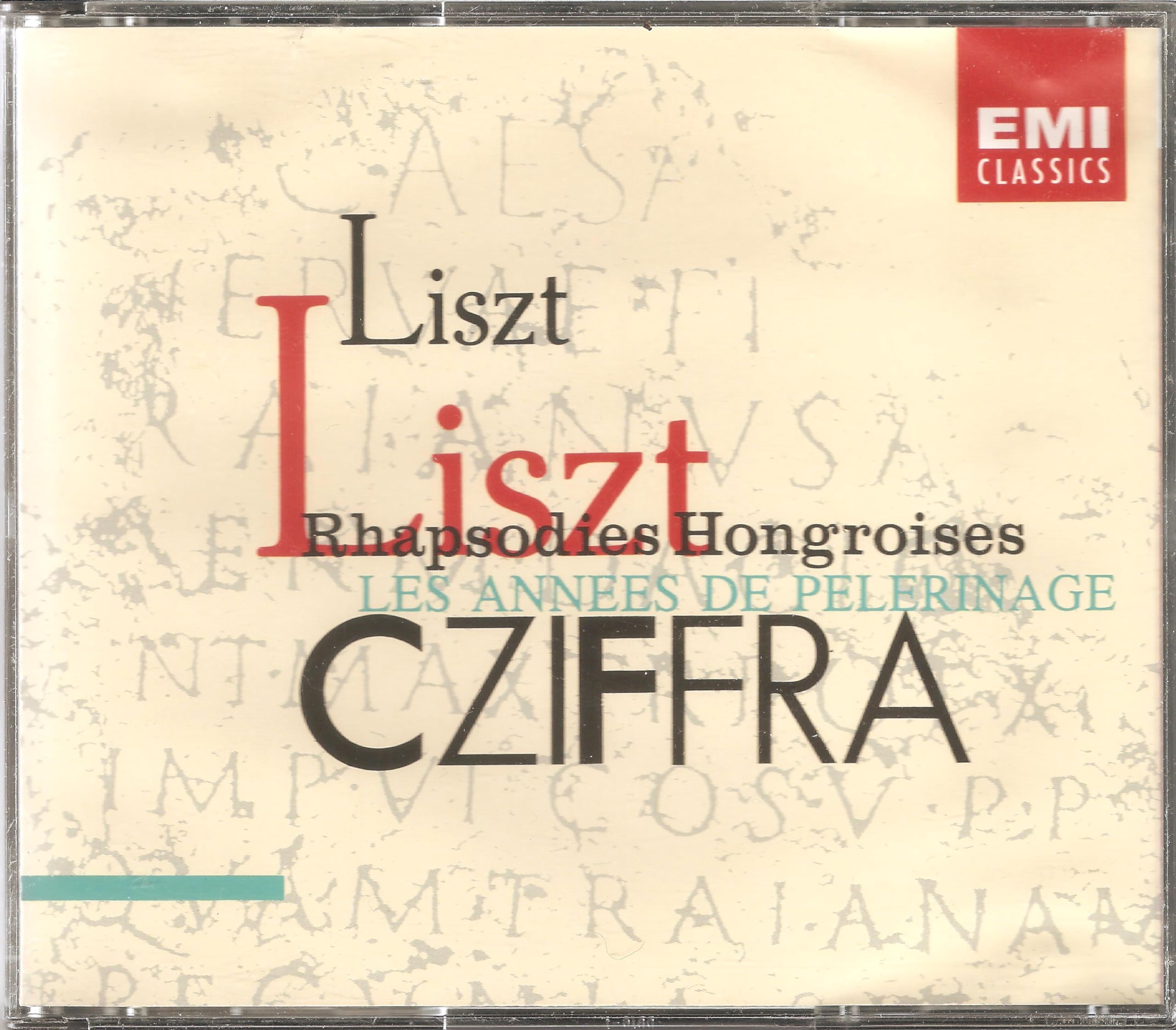 Ungarische Rhapsodien 1-16 / Annees Pelerin. Classical