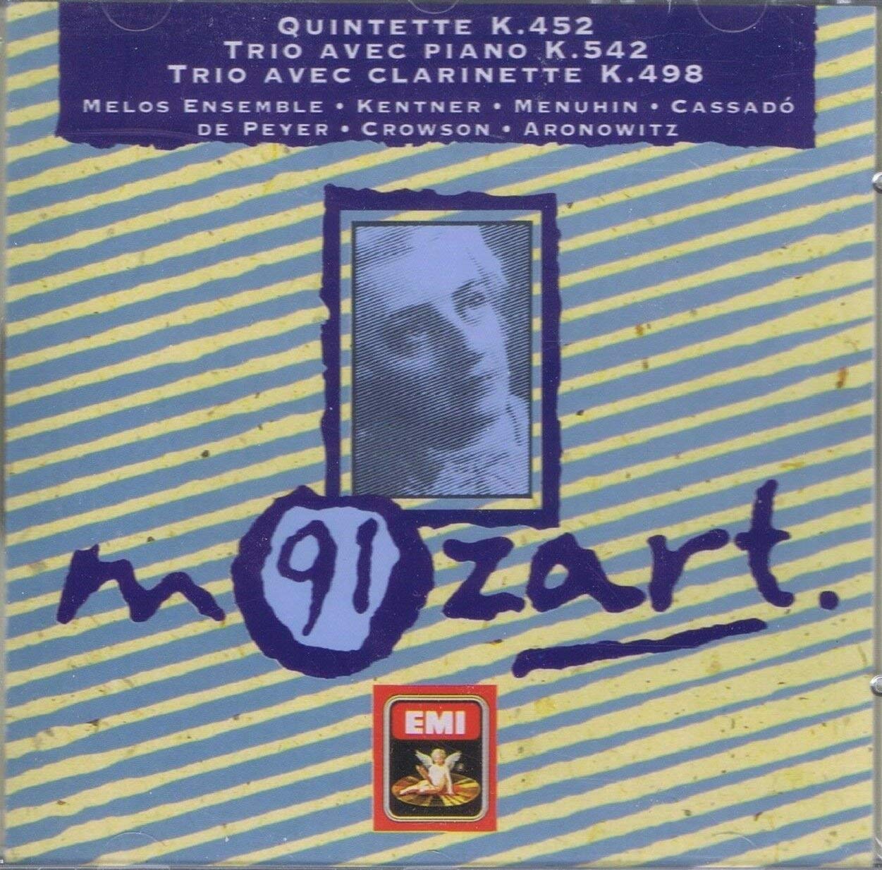 Mozart Quintette K452, Trio avec piano K542, Trio avec clarinette K498 Music