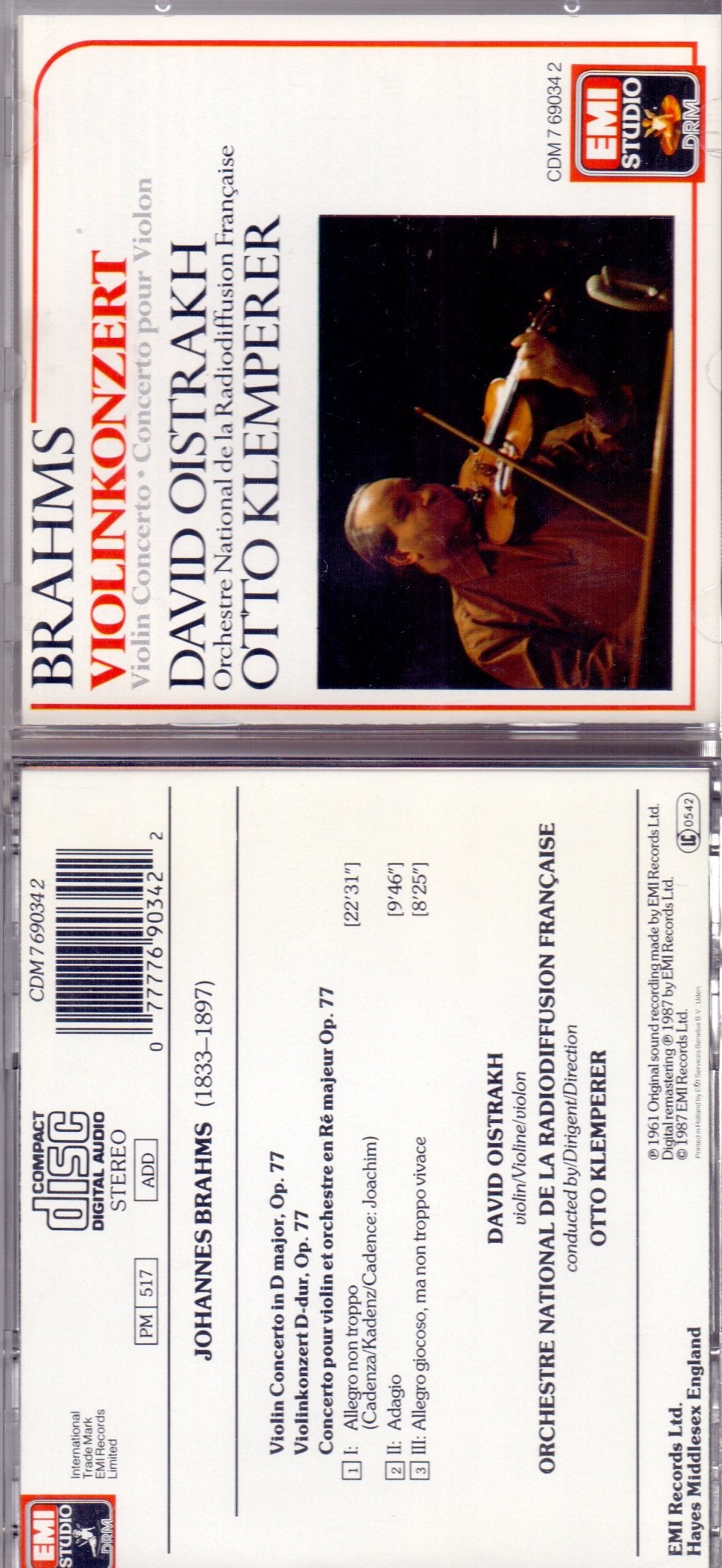 Brahms: Violinkonzert Classical