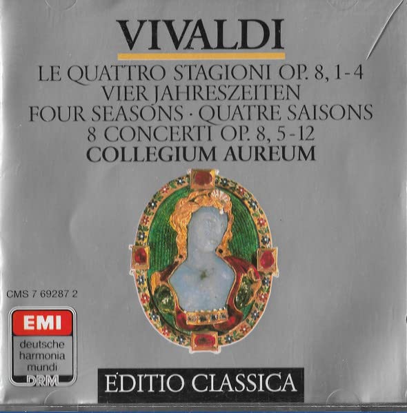 Vivaldi : Le quattro stagioni op.8, 1-4 / Four seasons op.8, 1-4 / Les quatre saisons op.8, 1-4 / 8 concerti op.8, 5-12 Music
