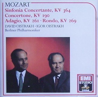 Mozart: Sinfonia concertante / Concertone / Adagio / Rondo Classical