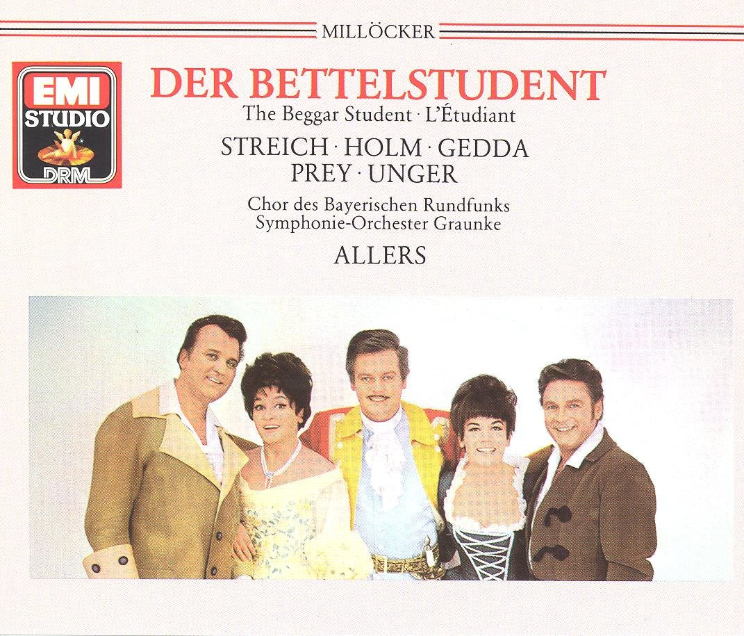 Millöcker: Der Bettelstudent (Gesamtaufnahme) (Aufnahme 1967/73 München) Music