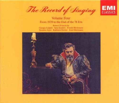 Product Image: Record Of Singing Vol. 4