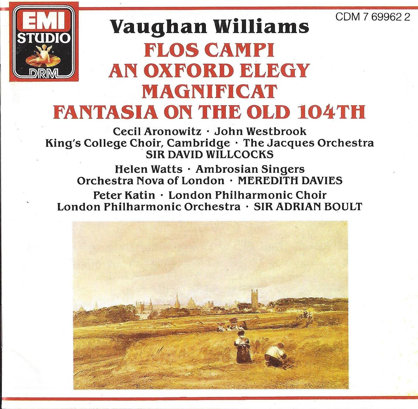 Williams: Flos Campi/An Oxford Elegy/Magnificat/Fantasia on the Old 104th Classical