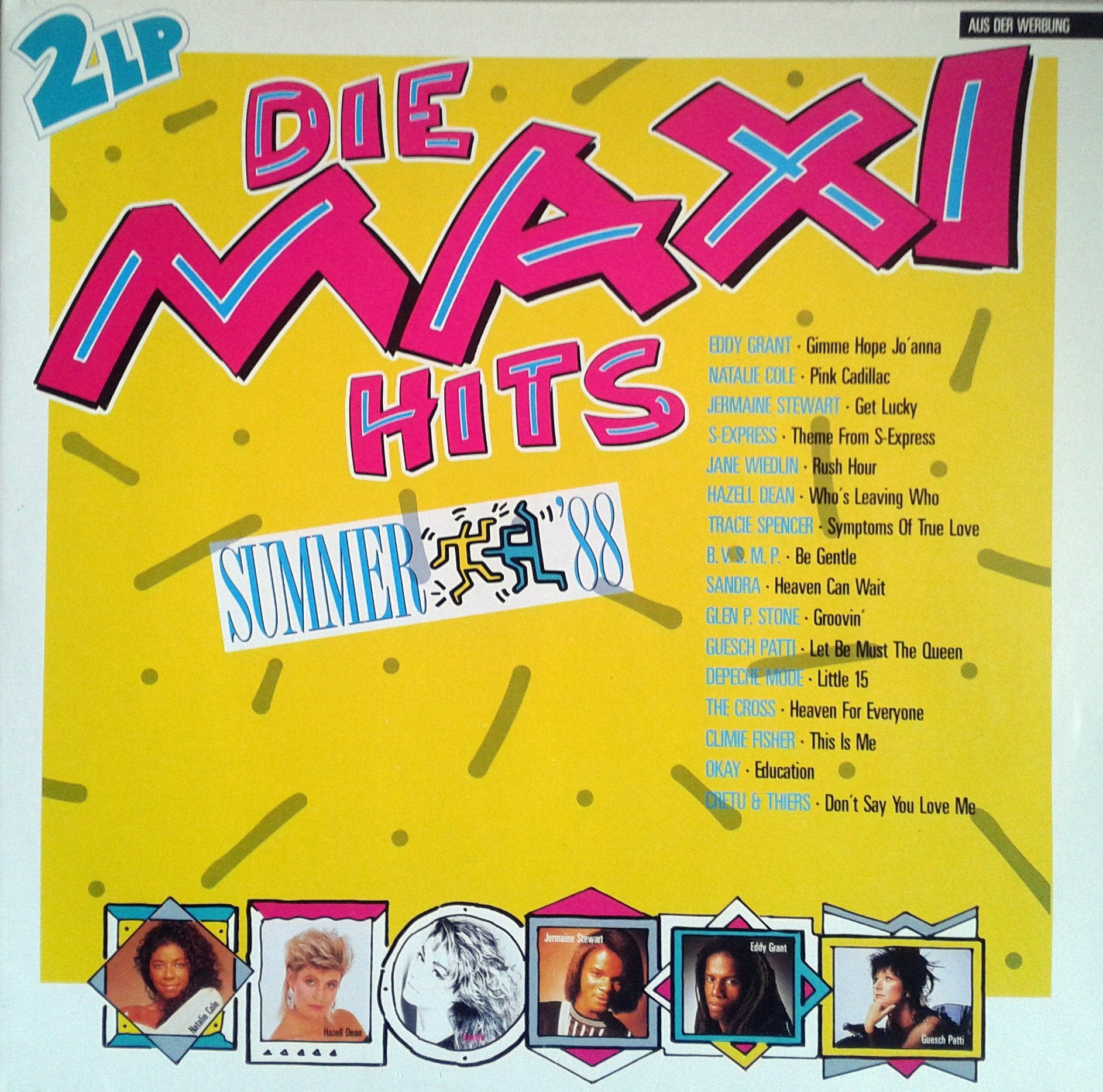 Natalie Cole, Depeche Mode, Sandra, Okay, Cretu & Thiers, Cross, Hazell Dean.. Music