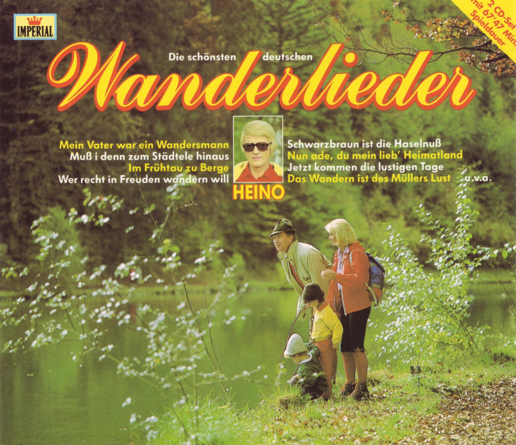 die schönsten deutschen Wanderlieder - 2 CD's Music