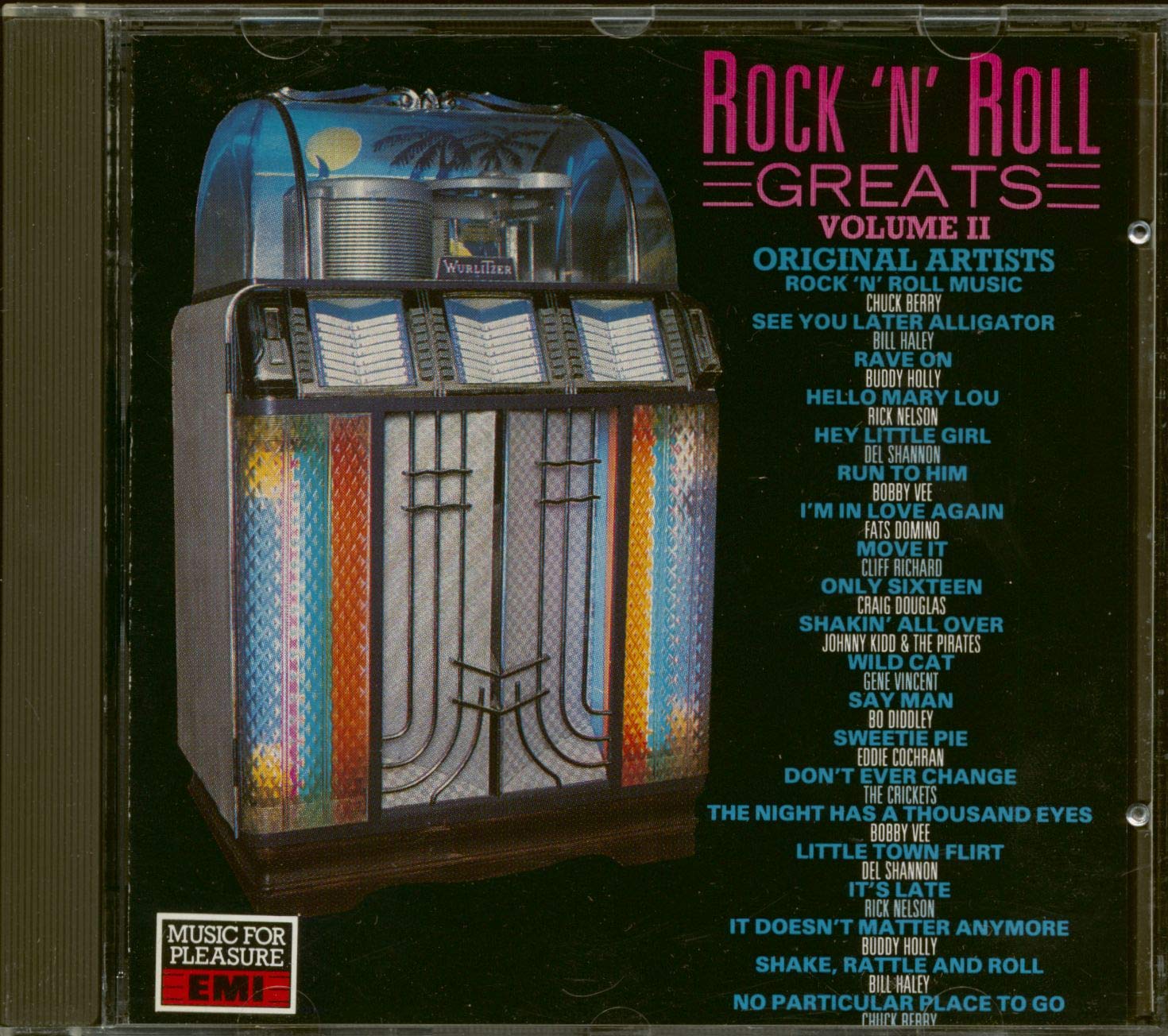 Chuck Berry, Bill Haley, Buddy Holly, Rick Nelson, Del Shannon.. Music