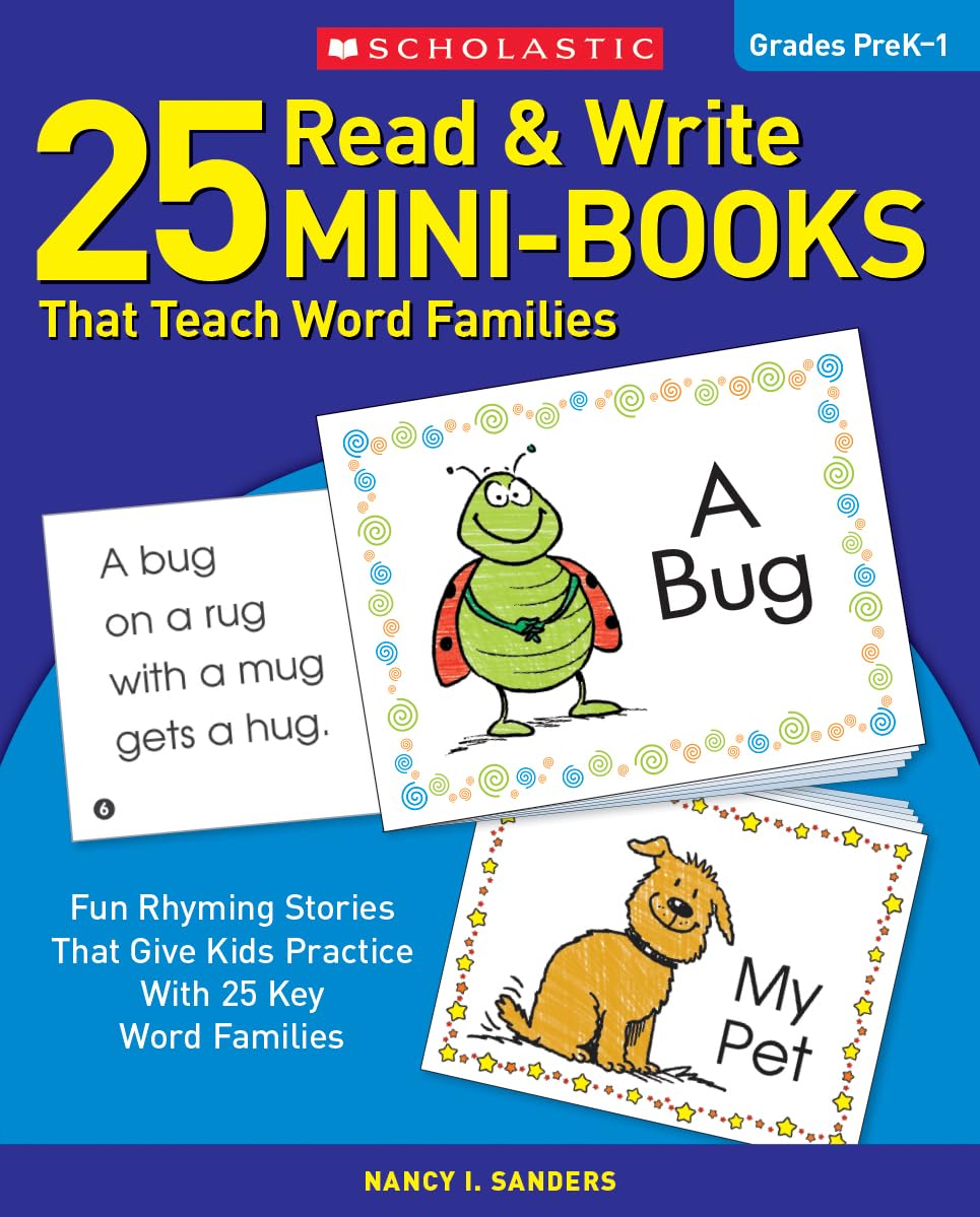25 Read and Write Mini-Books That Teach Word Families book