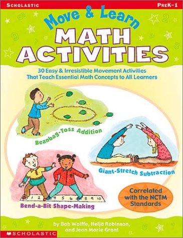 Move & Learn Math Activities: Grades Prek-1 Learning & Reference