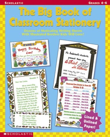 Big Book Of Stationary Grade 4-6: Grades 4-6 book