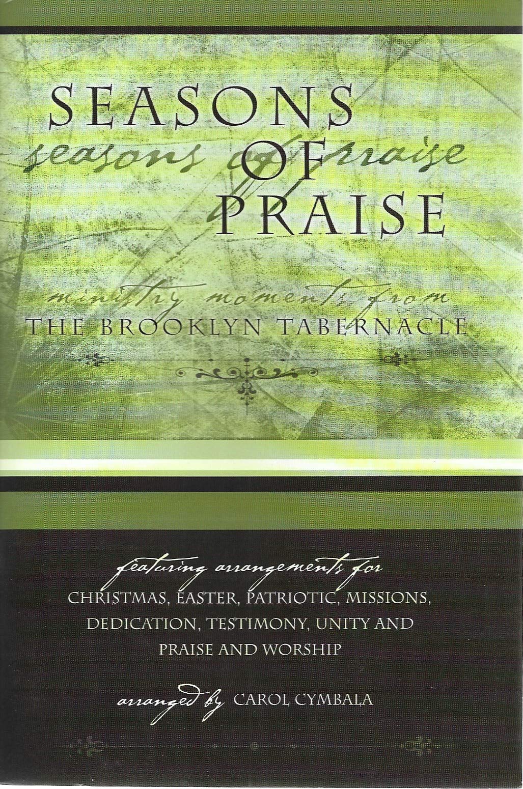Seasons of Praise: Ministry Moments from the Brooklyn Tabernacle: SAT(B) Books