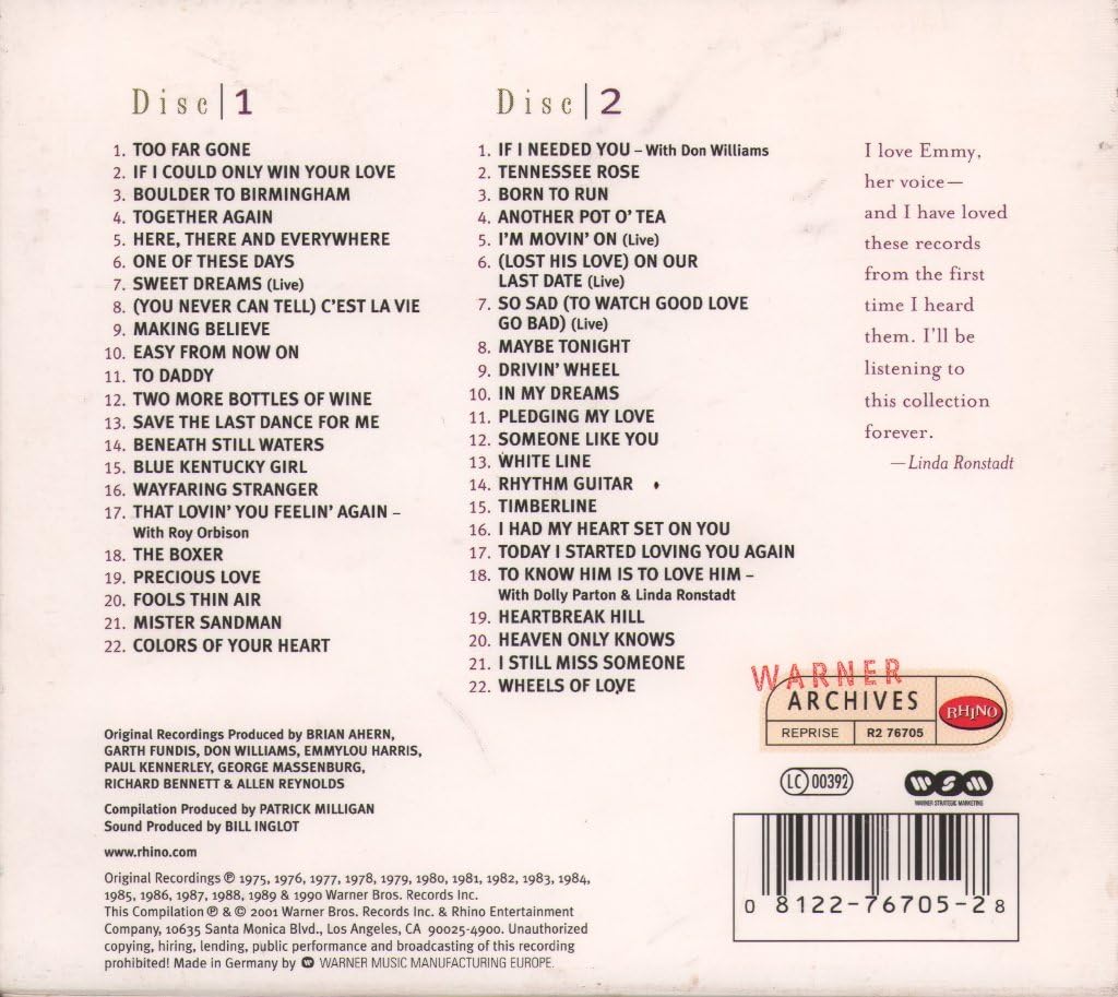 Product Image: Anthology-Warner/Reprise Years