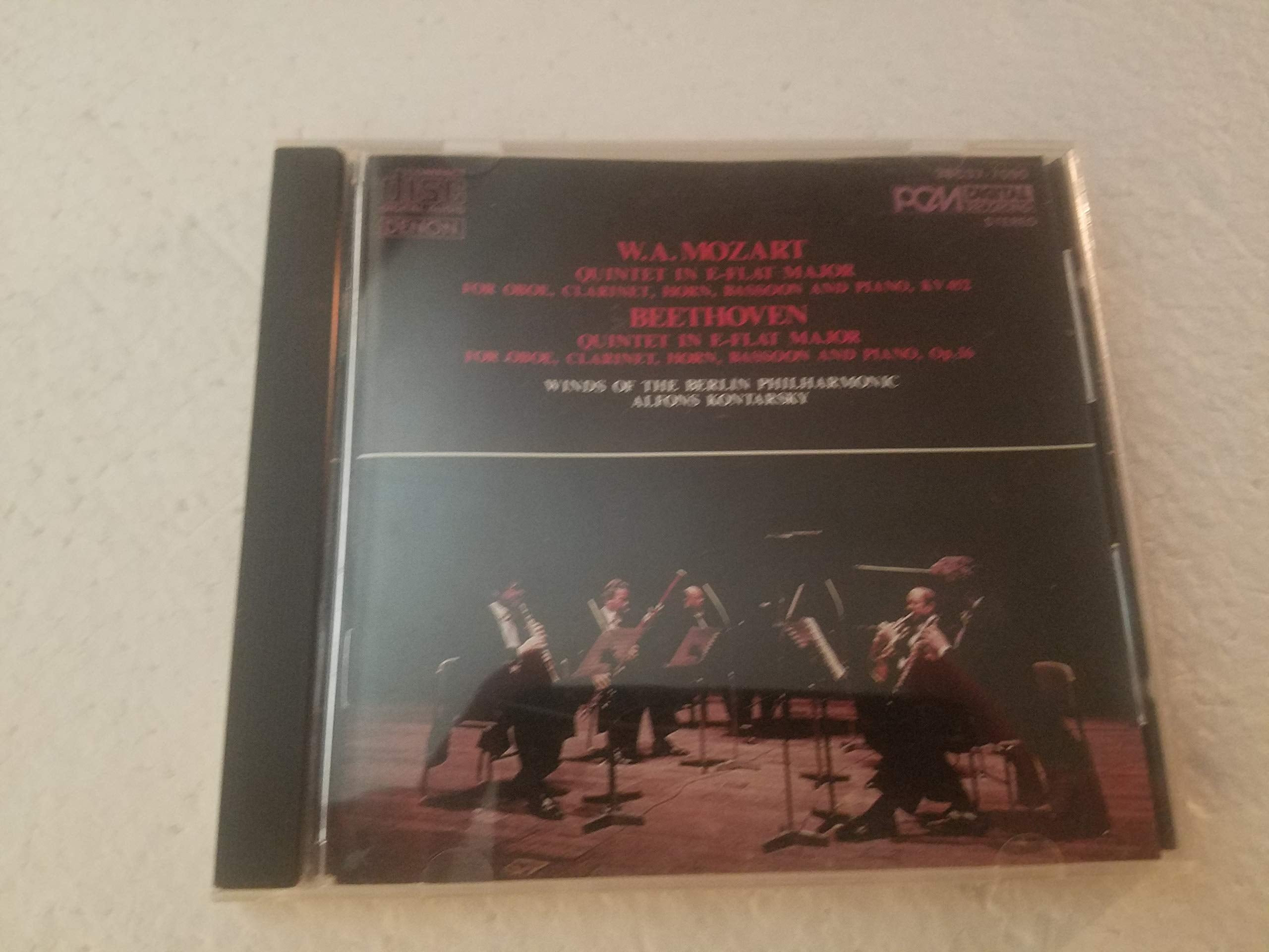 Mozart: Quintet in E-Flat Major KV 452 / Beethoven: Quintet in E-Flat Major Op.16 (UK Import) Classical